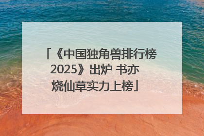 《中国独角兽排行榜2025》出炉 书亦烧仙草实力上榜