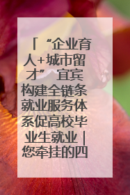 “企业育人+城市留才” 宜宾构建全链条就业服务体系促高校毕业生就业｜您牵挂的四川