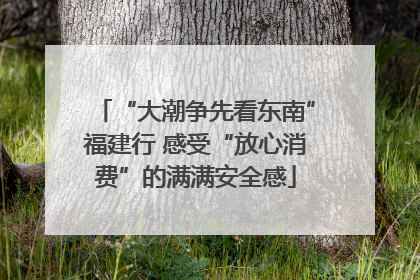 “大潮争先看东南”福建行 感受“放心消费”的满满安全感