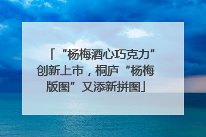 “杨梅酒心巧克力”创新上市，桐庐“杨梅版图”又添新拼图