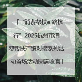 “消费帮扶e 路杭行”2025杭州市消费帮扶产销对接系列活动首场活动圆满收官
