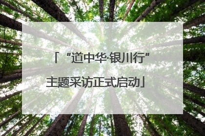 “道中华·银川行”主题采访正式启动