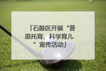 石鼓区开展“普惠托育、科学育儿”宣传活动