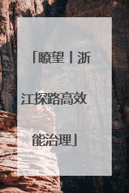 瞭望丨浙江探路高效能治理