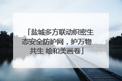 盐城多方联动织密生态安全防护网，护万物共生 绘和美画卷
