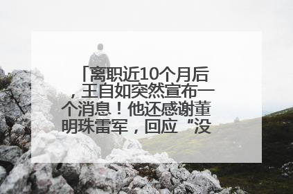 离职近10个月后，王自如突然宣布一个消息！他还感谢董明珠雷军，回应“没看过格力工资条”：真的不那么重要！