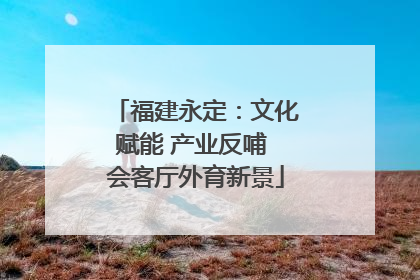 福建永定：文化赋能 产业反哺 会客厅外育新景