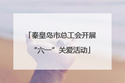 秦皇岛市总工会开展“六一”关爱活动