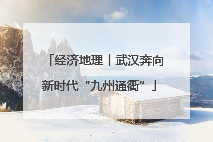 经济地理丨武汉奔向新时代“九州通衢”