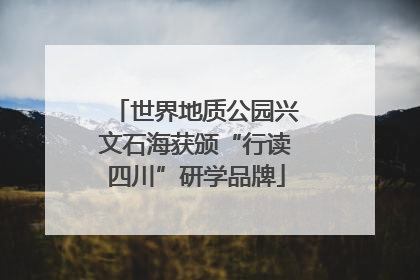 世界地质公园兴文石海获颁“行读四川”研学品牌