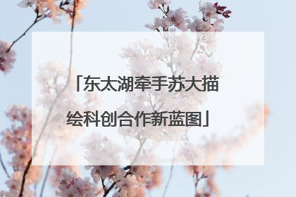 东太湖牵手苏大描绘科创合作新蓝图