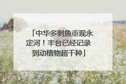 中华多刺鱼重现永定河！丰台已经记录到动植物超千种
