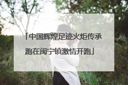 中国辉煌足迹火炬传承跑在闽宁镇激情开跑