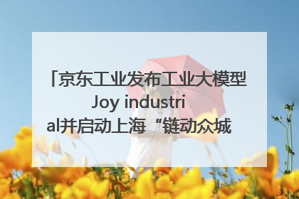 京东工业发布工业大模型Joy industrial并启动上海“链动众城 万亿降本”计划