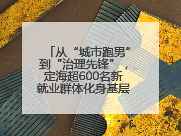 从“城市跑男”到“治理先锋”，定海超600名新就业群体化身基层治理“新力量”