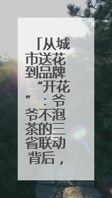 从城市送花到品牌“开花”：爷爷不泡茶的三省联动背后，是一次文化共振式扩张
