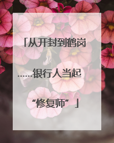 从开封到鹤岗……银行人当起“修复师”
