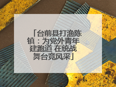 台前县打渔陈镇：为党外青年建跑道 在统战舞台竞风采