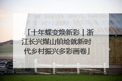 十年蝶变焕新彩｜浙江长兴煤山镇绘就新时代乡村振兴多彩画卷