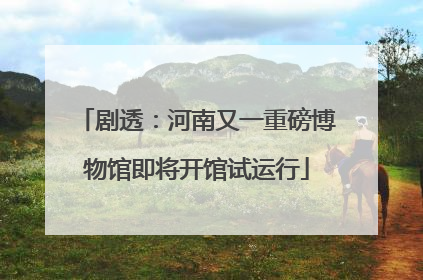 剧透：河南又一重磅博物馆即将开馆试运行
