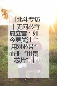 北斗专访｜无问芯穹夏立雪：如今更关注“用对芯片”而非“用贵芯片”