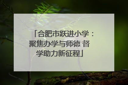 合肥市跃进小学：聚焦办学与师德 督学助力新征程