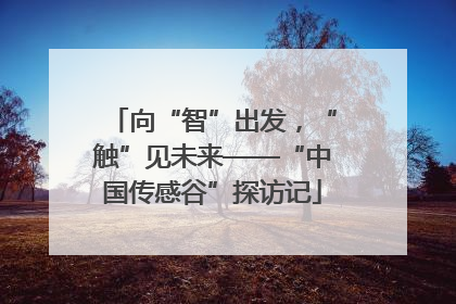向“智”出发，“触”见未来——“中国传感谷”探访记
