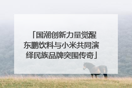 国潮创新力量觉醒 东鹏饮料与小米共同演绎民族品牌突围传奇