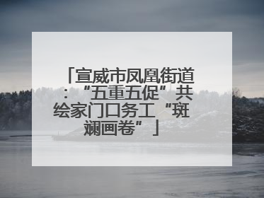 宣威市凤凰街道：“五重五促”共绘家门口务工“斑斓画卷”
