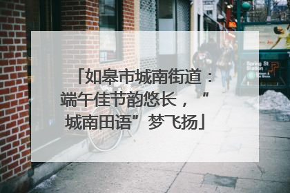 如皋市城南街道：端午佳节韵悠长，“城南田语”梦飞扬