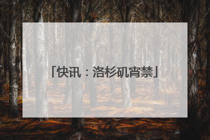 快讯：洛杉矶宵禁