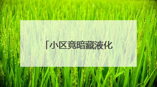 小区竟暗藏液化气罐！查处！