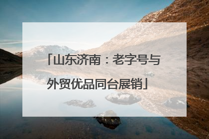 山东济南：老字号与外贸优品同台展销