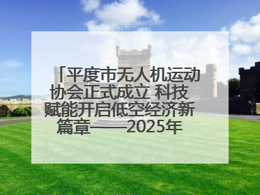平度市无人机运动协会正式成立 科技赋能开启低空经济新篇章——2025年首届会员大会暨无人机应用发展论坛成功举办