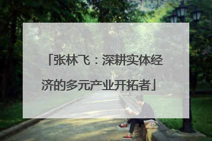 张林飞：深耕实体经济的多元产业开拓者