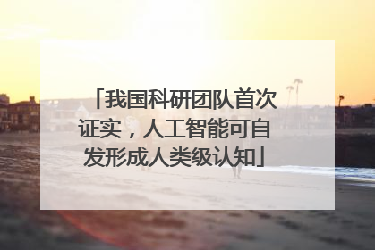 我国科研团队首次证实，人工智能可自发形成人类级认知