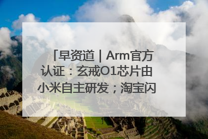 早资道｜Arm官方认证：玄戒O1芯片由小米自主研发；淘宝闪购联合饿了么日订单超4000万