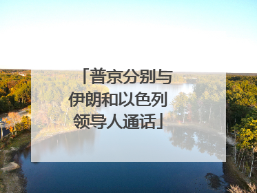 普京分别与伊朗和以色列领导人通话