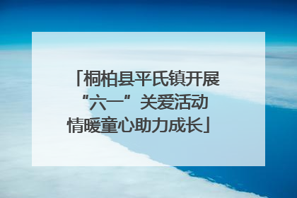 桐柏县平氏镇开展“六一”关爱活动 情暖童心助力成长