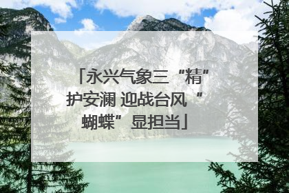 永兴气象三“精”护安澜 迎战台风“蝴蝶”显担当