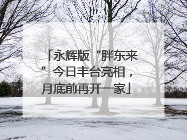永辉版“胖东来”今日丰台亮相，月底前再开一家