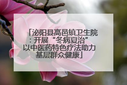 泌阳县高邑镇卫生院：开展“冬病夏治” 以中医药特色疗法助力基层群众健康