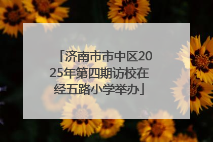 济南市市中区2025年第四期访校在经五路小学举办