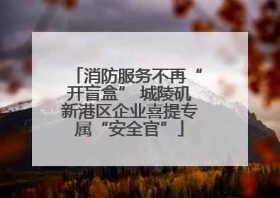 消防服务不再“开盲盒” 城陵矶新港区企业喜提专属“安全官”