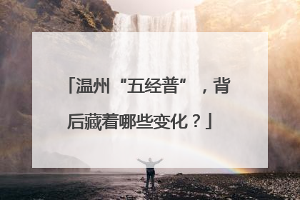 温州“五经普”，背后藏着哪些变化？