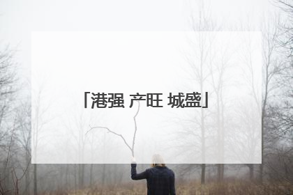 港强 产旺 城盛