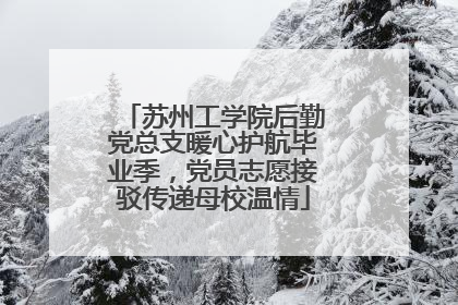 苏州工学院后勤党总支暖心护航毕业季，党员志愿接驳传递母校温情