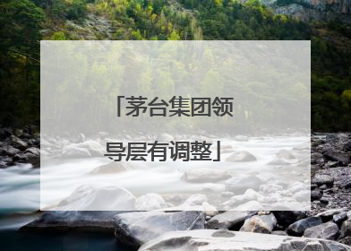 茅台集团领导层有调整
