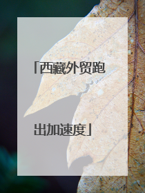 西藏外贸跑出加速度