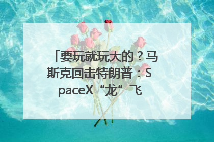 要玩就玩大的？马斯克回击特朗普：SpaceX“龙”飞船将立即退役！